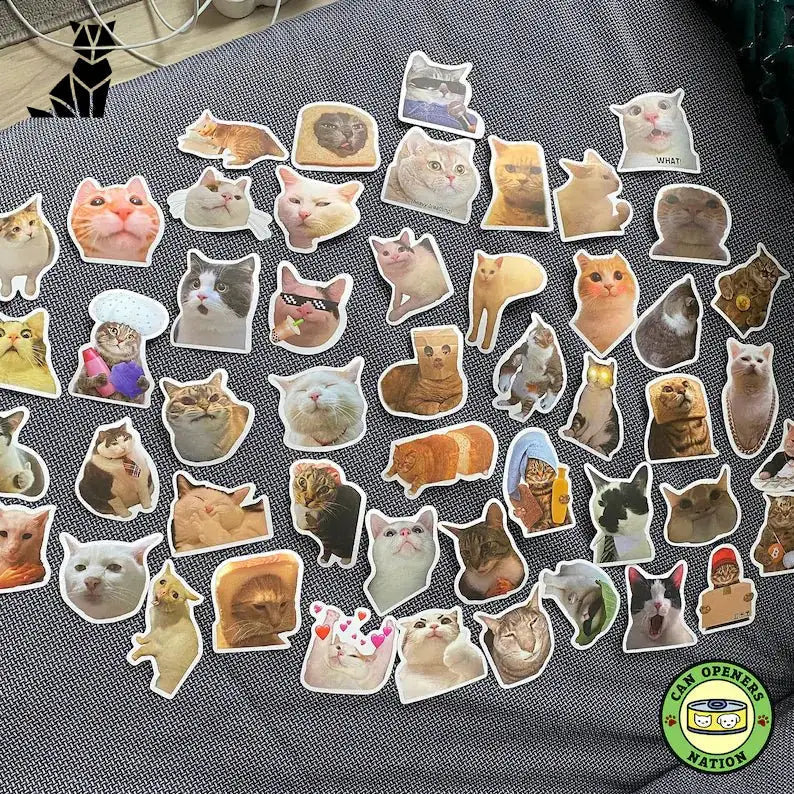 Autocollant personnalisé de votre animal de compagnie avec un tas de stickers de chats